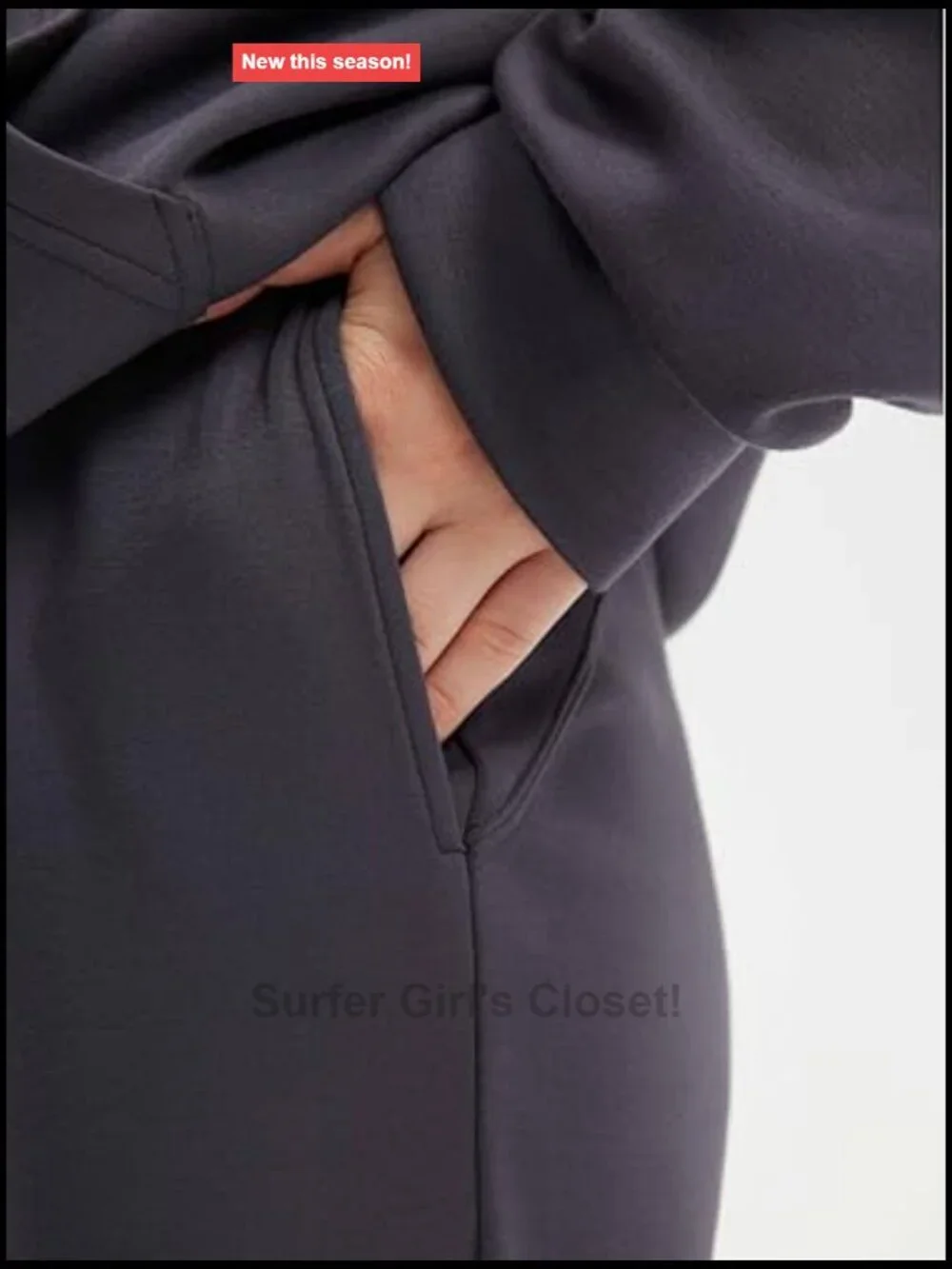 Soft Modal Oversized 2 Piece Hoodie and Jogger Set Lounge
